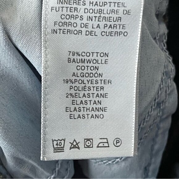 True Religion HALLE HR SN BUTTON FRONT Size 28 In Dark Wash Exposed Button NWT - Picture 11 of 16